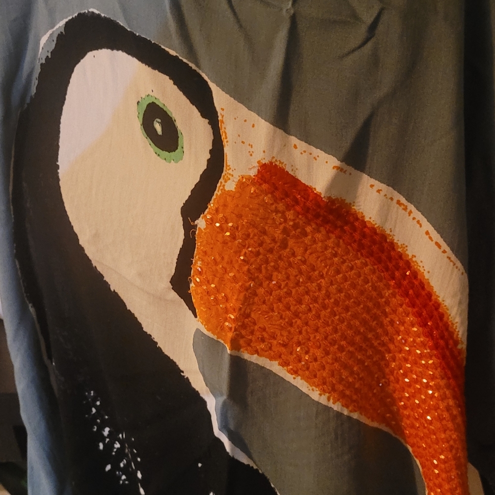 Oversized Toucan Scarf/Wrap